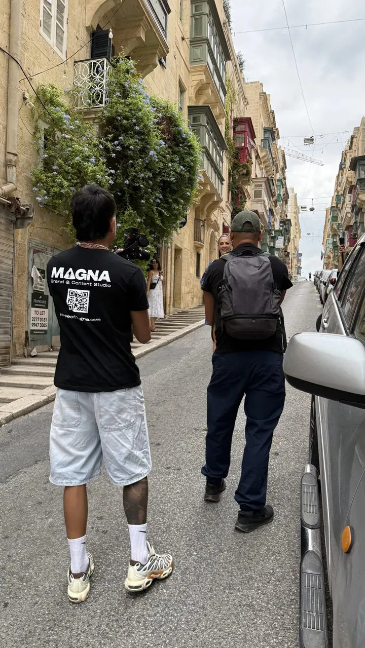 Rodaje en las calles de La Valeta